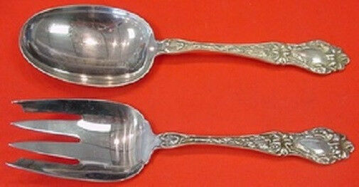 Lily by Frank Whiting Sterling Silver Salad Serving Set AS 9"
