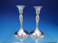 Codan Mexican Sterling Silver Pair of Candlesticks Vintage (#4507)