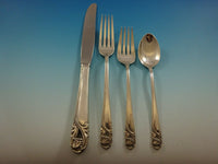 Spring Glory by International Sterling Silver Flatware Set For 8 Service 56 Pcs