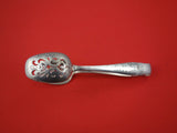 King William Engraved by Tiffany and Co Sterling Silver Ice Tong 6 3/4"