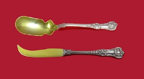 English King by Tiffany & Co. Sterling Silver Caviar Set 2 Piece FH Custom