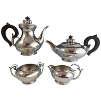 Louis Xv By Reed And Barton Sterling Silver Demitasse Set 4pc