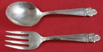 Wolfenden By Wolfenden Sterling Silver Baby Set 2pc 4 1/4"