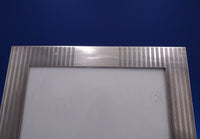 Sterling Silver Picture Frame Deco Style Olive Backing 13" x 10" #0129 (#7590)
