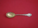 Louvre by Wallace Sterling Silver Ice Cream Spoon Gold Washed Fluted 5 1/4"