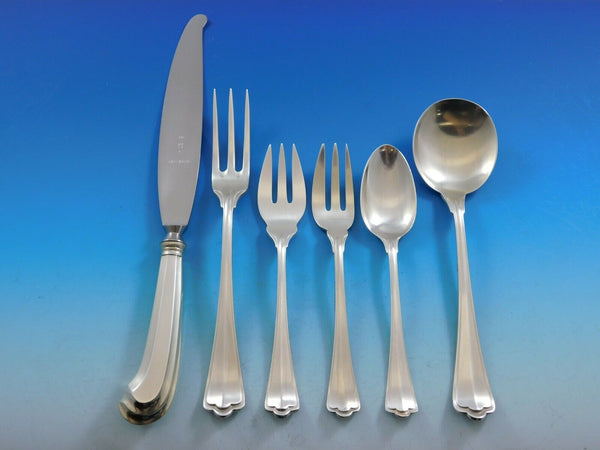 Saint St. Mark by Buccellati Italy Silver Flatware Set 12 Service 87 pcs Dinner