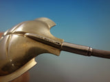 Wood & Hughes Sterling Silver Platter Spoon w/3-D Woman Gold Washed 10 3/4"