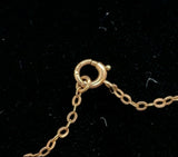 10k Yellow Gold Victorian Diamond Pendant Lavaliere (#J5460)