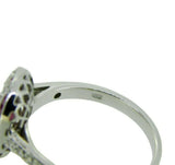 18k Gold Deco Style 1.28ct Genuine Natural Ruby Ring with Diamonds (#J2355)