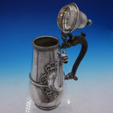Estate English Silver Tea Pot with Wood Handle and Figural Spout (#4236)