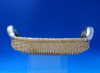Hammerle Munchen German Sterling Silver Wicker Basket Handwrought Handle (#7185)