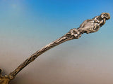 Lily by Whiting Sterling Silver Oyster Ladle Gold Washed 10 1/4" Vintage Server