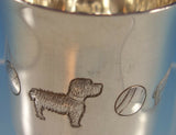 Tiffany & Co. Sterling Silver Baby Cup with Dogs and Balls #25898 (#2010)