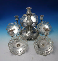 Francis I by Reed and Barton Sterling Silver Glass Epergne #5701 (#5343) Superb!