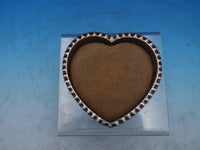 Gorham Sterling SIlver Pin Cushion Heart Shaped Pie Crust Edge #235 (#6602)