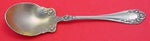 Rose By Wallace Sterling Silver Sugar Spoon Gold Washed 6 1/8" Antique Serving