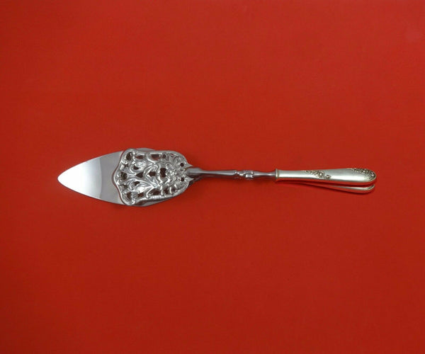 Sweetheart Rose by Lunt Sterling Silver Pastry Tongs HHWS  Custom Made 9 7/8"