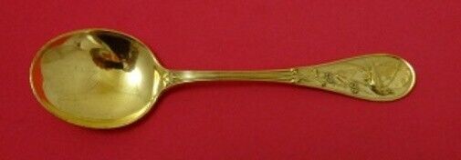 Audubon by Tiffany and Co Sterling Silver Cream Soup Spoon 6 3/4" Vermeil Gold