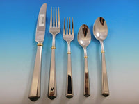 Todd Hill Gold by Kate Spade Stainless Steel Flatware Set Service 8 New 40 pcs