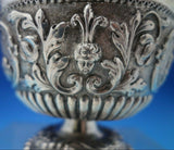 German Sterling Silver Bowl Covered w/ Repousse Scenes Hunting Planting (#6453)