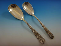Repousse by Kirk Sterling Silver Flatware Service For 12 Set 143 Pcs Dinner Size