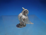 Portuguese Sterling Silver Spice Box Model of Bird with Hinged Base (#6655)