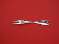 Ornamental #42 by Georg Jensen Sterling Silver Pickle Fork GI mark  6"