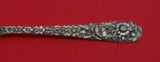 Repousse by Kirk Sterling Silver Pickle Fork 3-Tine with Barb 6" Serving