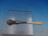 Sterling Silver and Bone Toothbrush Art Nouveau Roses Vintage (#6683)