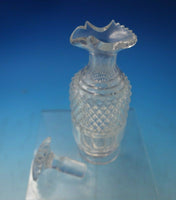 English Sterling Silver and Cut Crystal Cruet Set 10" x 8"  (#5411)