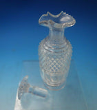 English Sterling Silver and Cut Crystal Cruet Set 10" x 8"  (#5411)