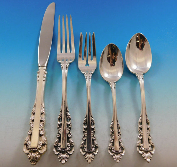 Medici New by Gorham Sterling Silver Flatware Set 6 Service 34 Pieces Dinner