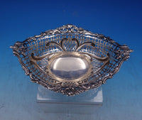 William Comyns English Victorian Sterling Silver Bowl Oval Footed Fancy (#6898)