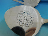 Ornamental #83 by Georg Jensen Sterling Silver Fish Serving Set Engraved Pierced