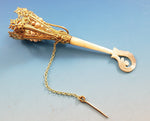 Gilt Bronze Tussie Mussie Posey Posy Holder with Carved Mother of Pearl (#J1316)