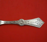 Bird by Hall Hewson and Brower Sterling Silver Master Butter FH BC Bird Flowers