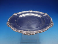 1890 Georgian Style Gadroon English Sterling Silver Charger Plate (#4139)