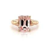 10k Rose Gold 2.15ct Genuine Natural Morganite Ring Jewelry (#J5741)