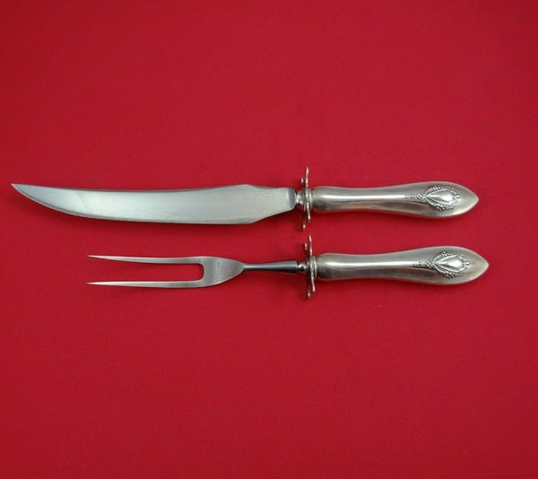 Mount Vernon by Lunt Sterling Silver Steak Carving Set 2-Piece HH WS Antique