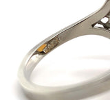 2.58ct Genuine Natural Opal 18k White Gold Filigree Ring Jewelry (#J5760)