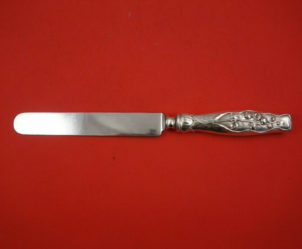 Lily of the Valley by Whiting Sterling Silver Banquet Knife Blunt SP Blade 10"