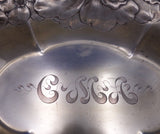 Gorham Sterling Silver Vegetable Bowl with Wide Floral Border #A240M (#6915)