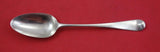 English Georgian Sterling Silver Dessert Spoon Rattail pattern 1768 6 1/2"