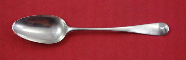 English Georgian Sterling Silver Dessert Spoon Rattail pattern 1768 6 1/2"