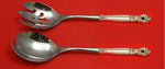 Monte Cristo by Towle Sterling Silver Salad Serving Set 2pc Custom Made