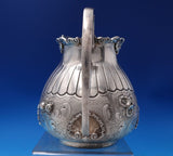 Shell by Unknown Sterling Silver Water Pitcher #0925 with Shells Flowers (#7486)