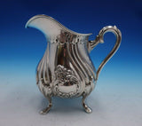 Louis XIV by Unknown Swedish .830 Silver Tea Set 3pc w/ 3D Floral Finial (#4886)