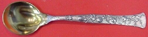 Vine By Tiffany Sterling Silver Sherbet Spoon Pinched GW w/ Gourds 5 5/8"