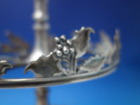 John Parkes English Sterling Silver Cruet Stand Birmingham 1836 Holly (#6494)