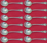 Old Master by Towle Sterling Silver Cream Soup Spoons 6 1/4" Set of 12